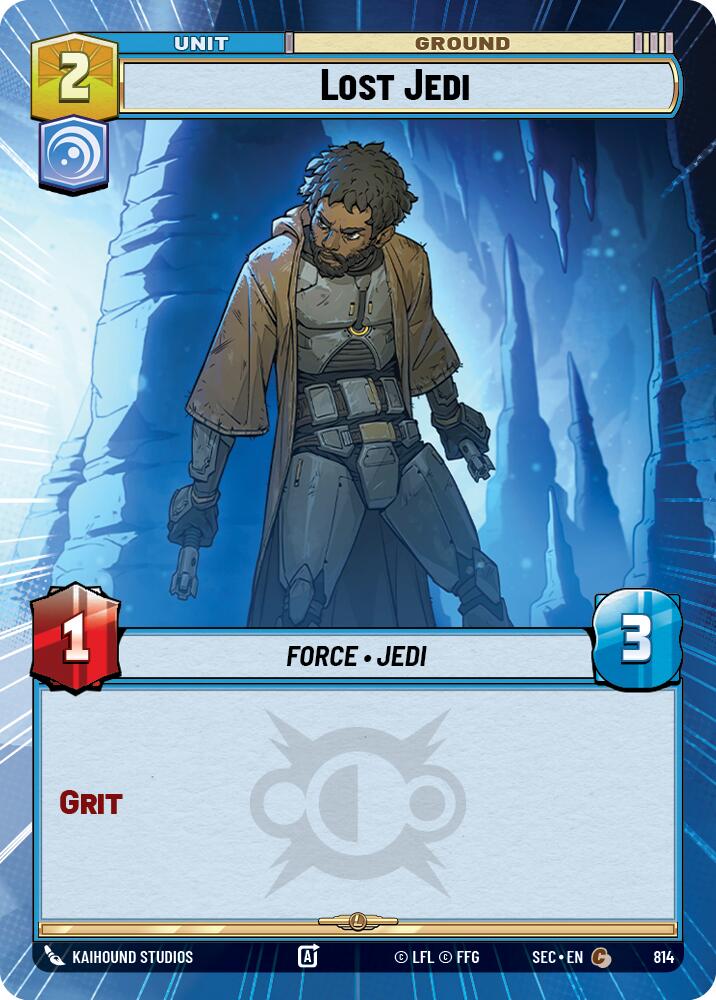 Lost Jedi (814) (Hyperspace Foil) (814) [Secrets of Power] | Cards and Coasters CA