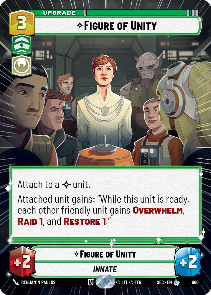 Figure of Unity (860) (Hyperspace Foil) (860) [Secrets of Power] | Cards and Coasters CA