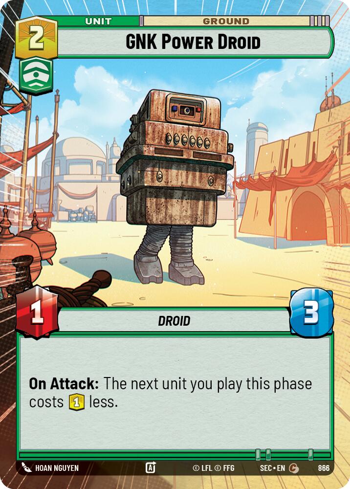 GNK Power Droid (866) (Hyperspace Foil) (866) [Secrets of Power] | Cards and Coasters CA