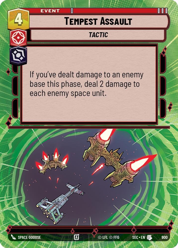 Tempest Assault (900) (Hyperspace Foil) (900) [Secrets of Power] | Cards and Coasters CA