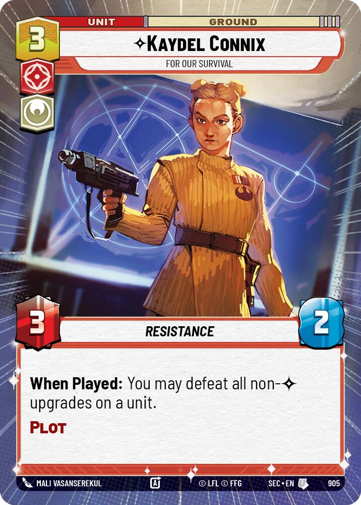 Kaydel Connix - For Our Survival (Hyperspace Foil) (905) (905) [Secrets of Power] | Cards and Coasters CA