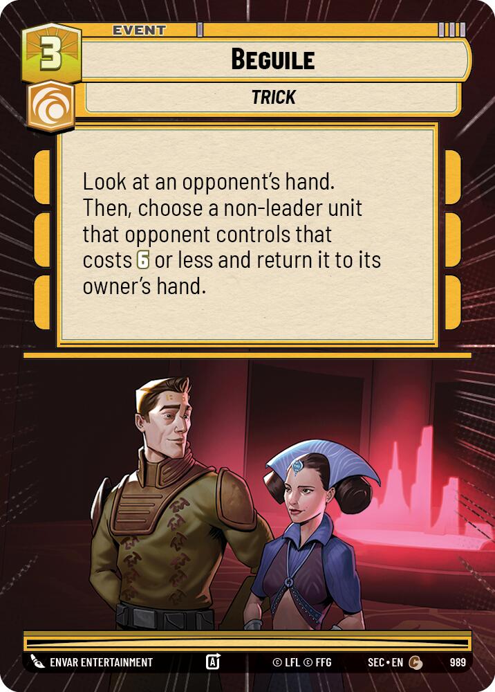 Beguile (989) (Hyperspace Foil) (989) [Secrets of Power] | Cards and Coasters CA