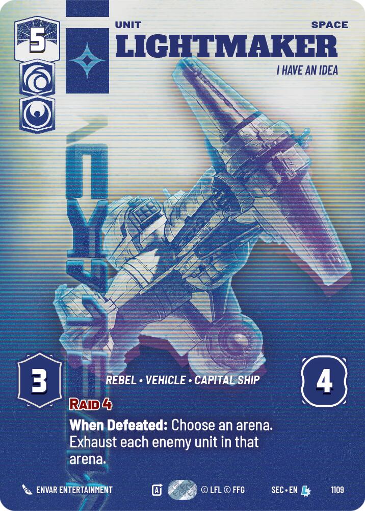 Lightmaker - I Have An Idea (Prestige Foil) (1109) (1109) [Secrets of Power] | Cards and Coasters CA