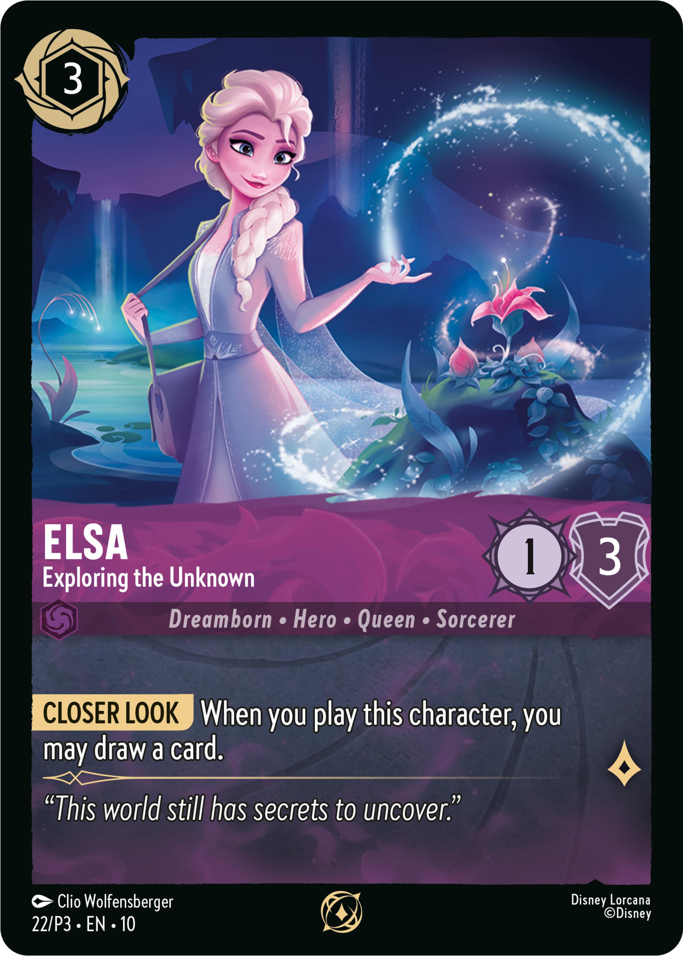 Elsa - Exploring the Unkown (22) [Promo Cards] | Cards and Coasters CA