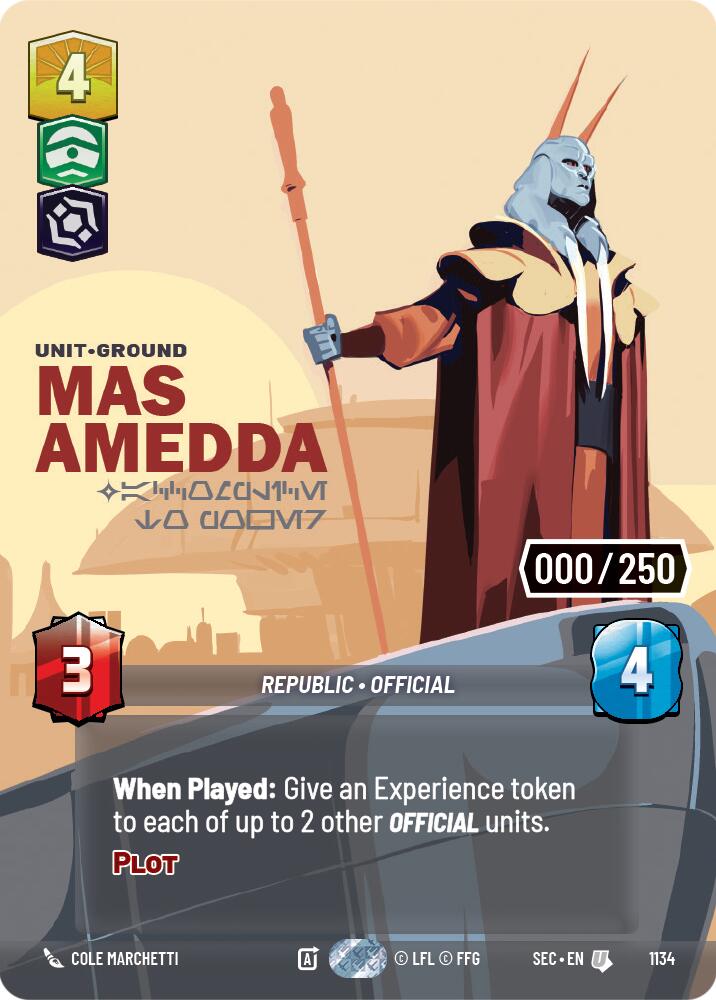 Mas Amedda - Accomplice to Power (Serialized) (1134) (1134) [Secrets of Power] | Cards and Coasters CA