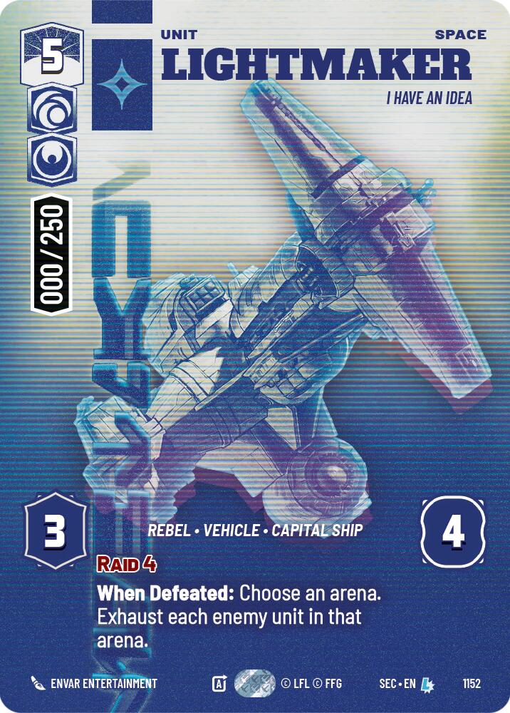 Lightmaker - I Have An Idea (Serialized) (1152) (1152) [Secrets of Power] | Cards and Coasters CA