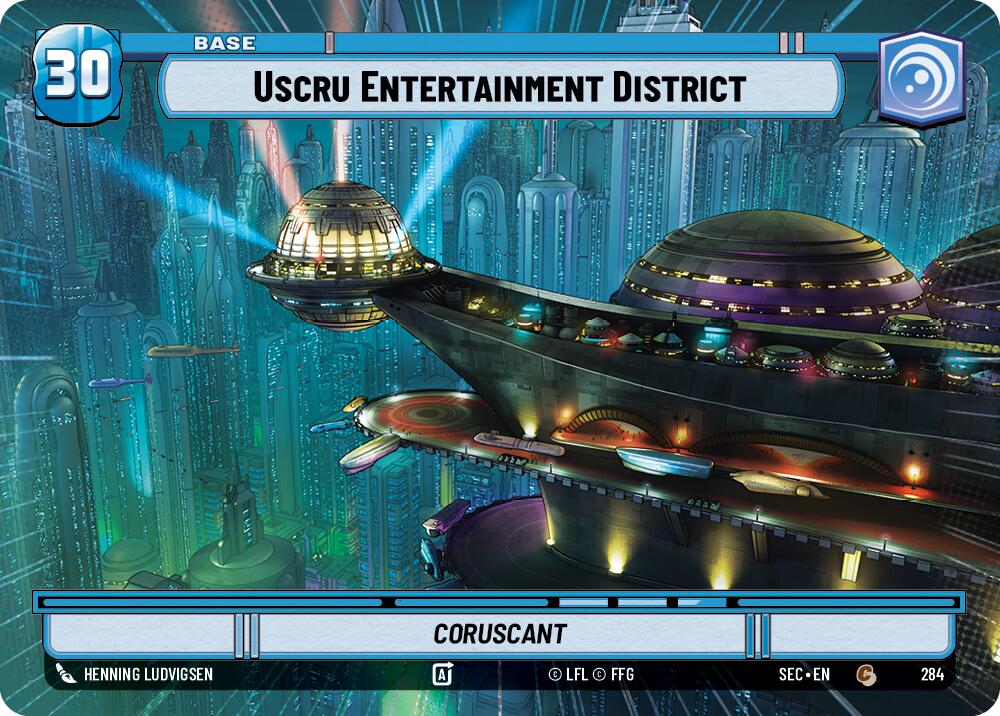 Uscru Entertainment District // Experience (284 // t04/t04) (Hyperspace) (284 // T04/T04) [Secrets of Power] | Cards and Coasters CA
