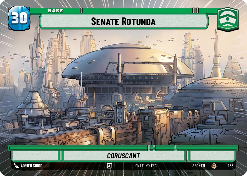Senate Rotunda // Experience (286 // t04/t04) (Hyperspace) (286 // T04/T04) [Secrets of Power] | Cards and Coasters CA