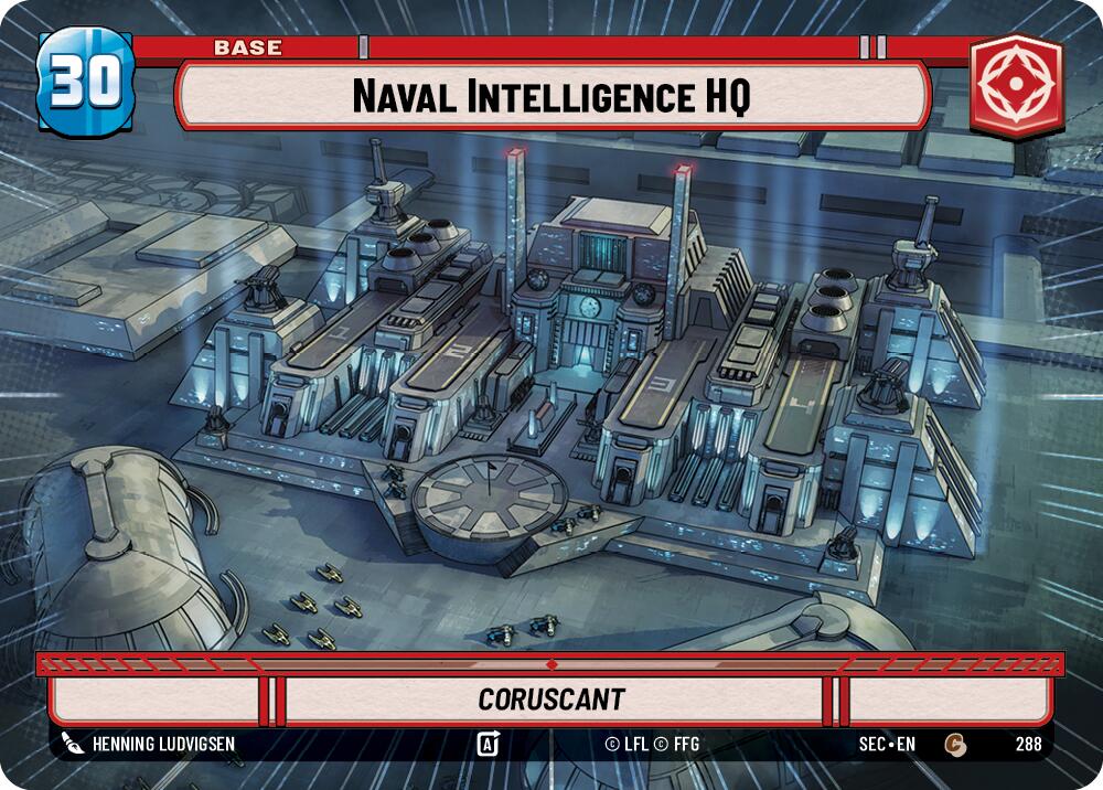 Naval Intelligence HQ // Experience (288 // t04/t04) (Hyperspace) (288 // T04/T04) [Secrets of Power] | Cards and Coasters CA