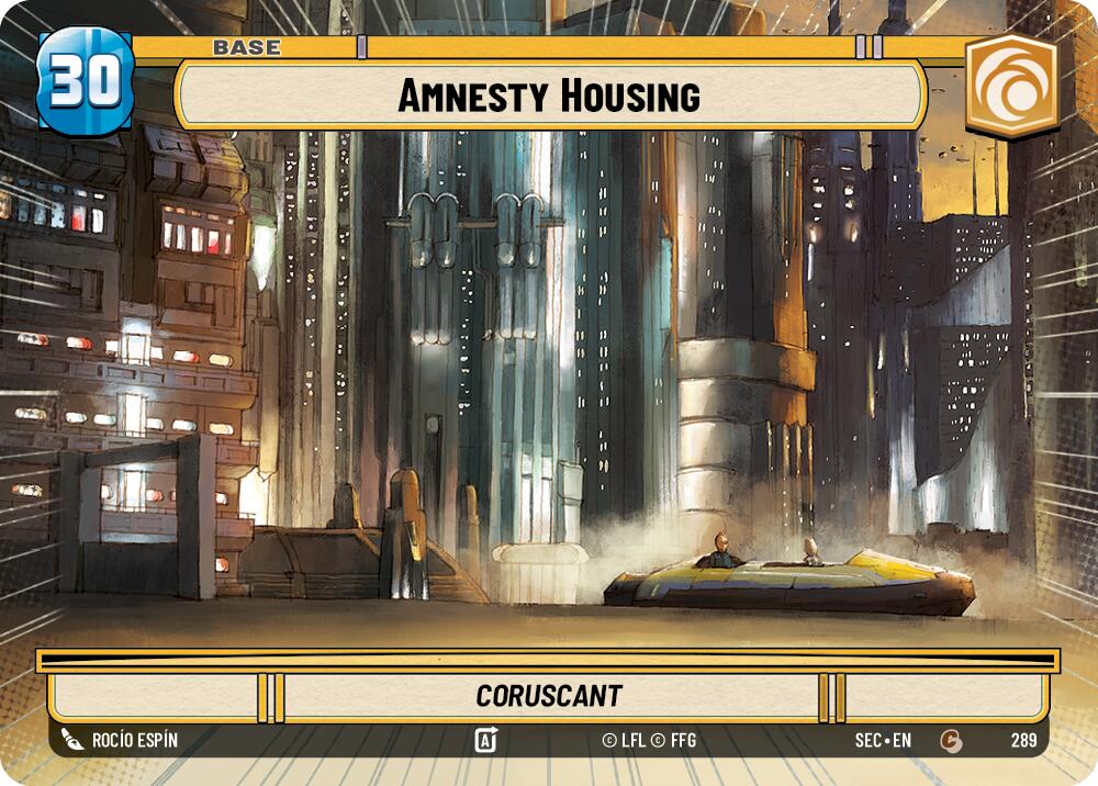 Amnesty Housing // Experience (289 // t04/t04) (Hyperspace) (289 // T04/T04) [Secrets of Power] | Cards and Coasters CA