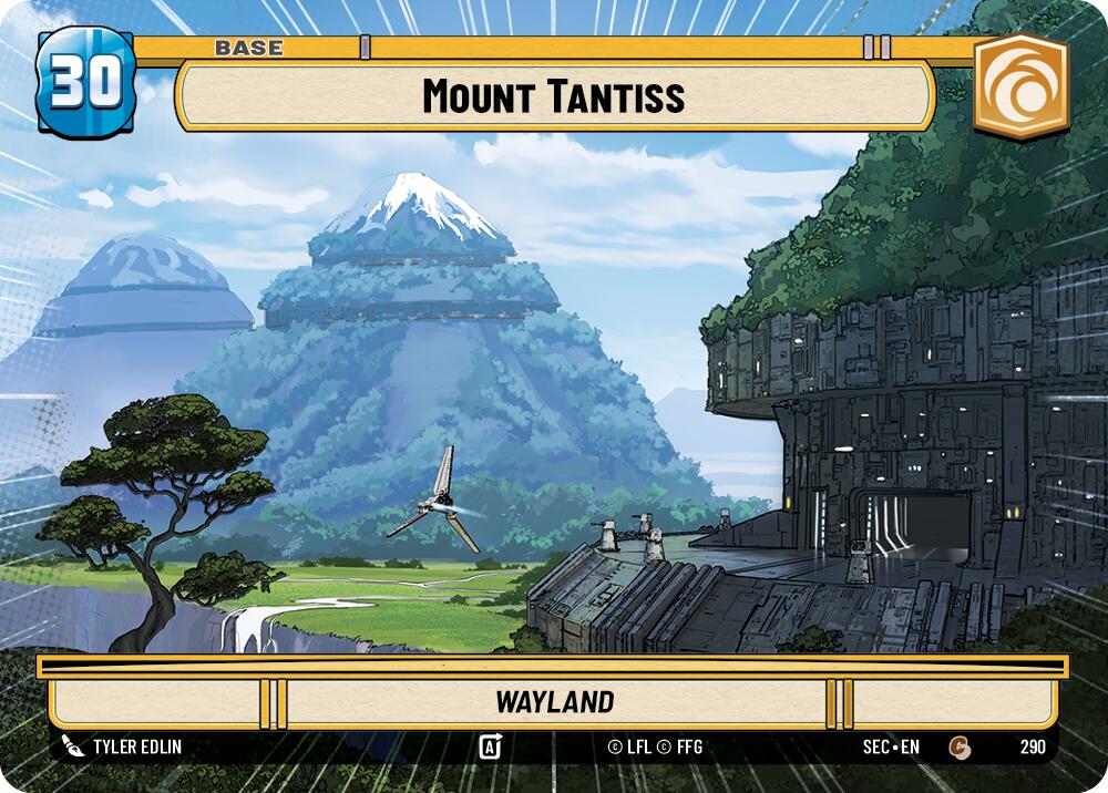 Mount Tantiss // Experience (290 // t04/t04) (Hyperspace) (290 // T04/T04) [Secrets of Power] | Cards and Coasters CA