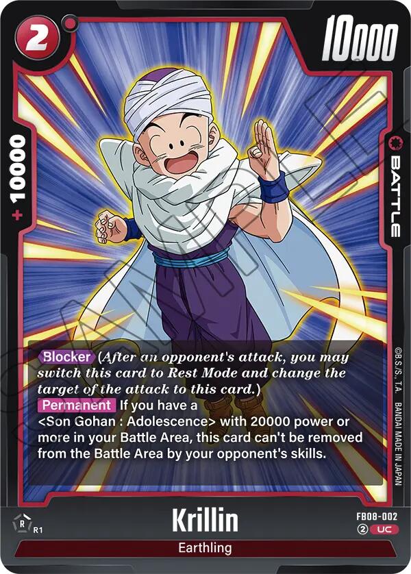Krillin (FB08-002) [Saiyan's Pride] | Cards and Coasters CA