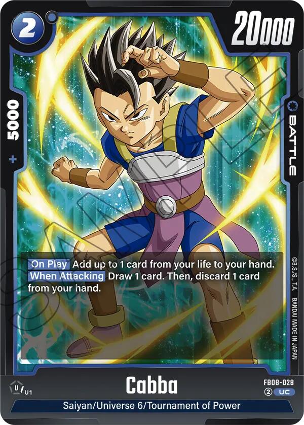 Cabba (FB08-028) [Saiyan's Pride] | Cards and Coasters CA