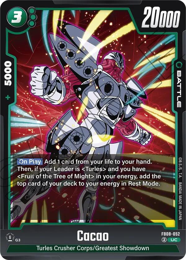 Cacao [Saiyan's Pride] | Cards and Coasters CA