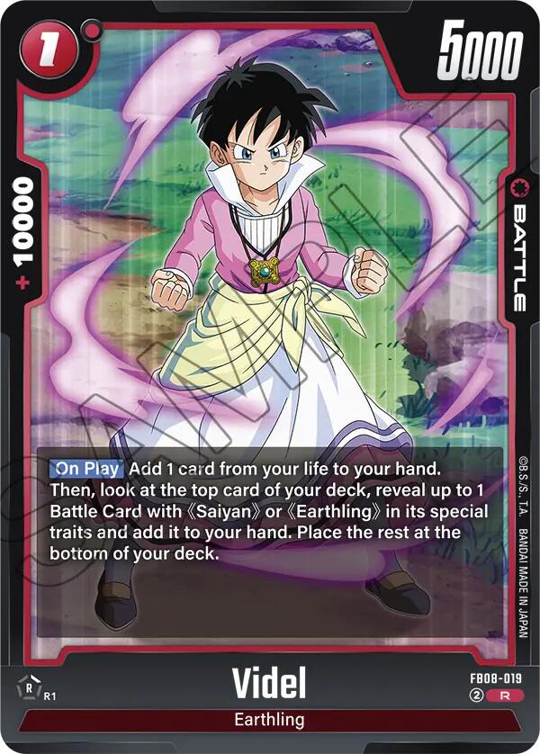 Videl (FB08-019) [Saiyan's Pride] | Cards and Coasters CA