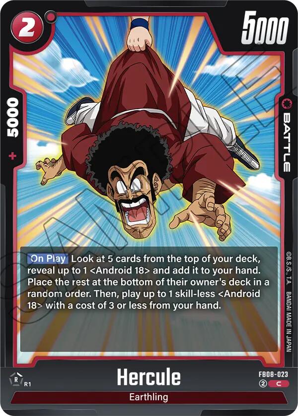 Hercule [Saiyan's Pride] | Cards and Coasters CA