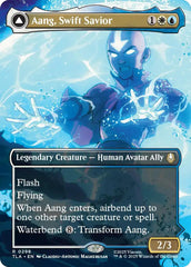 Aang, Swift Savior (298) (Borderless) [Avatar: The Last Airbender] | Cards and Coasters CA