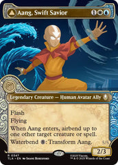 Aang, Swift Savior (Showcase) [Avatar: The Last Airbender] | Cards and Coasters CA