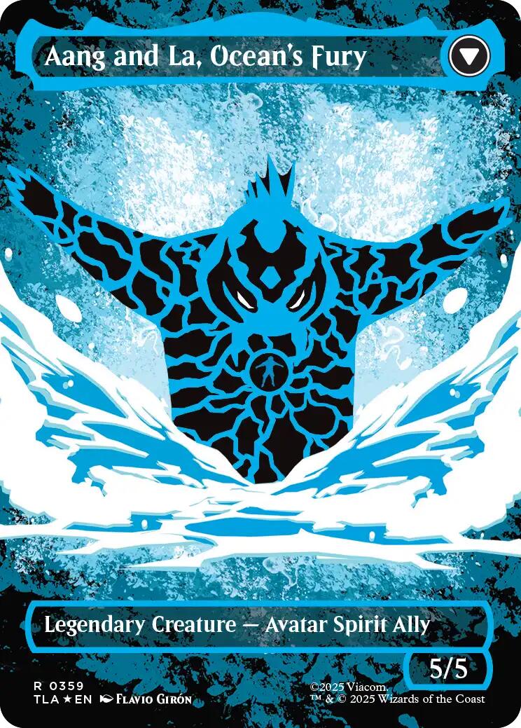 Aang, Swift Savior (359) (Borderless) [Avatar: The Last Airbender] | Cards and Coasters CA