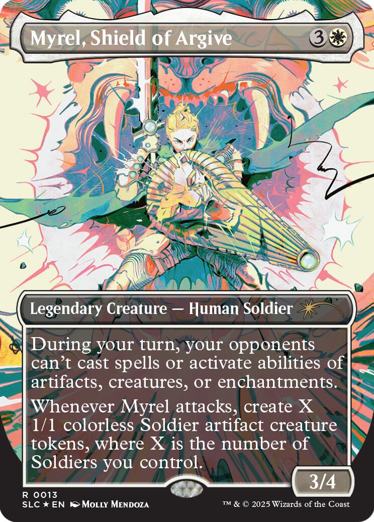 Myrel, Shield of Argive (Halo Foil) [Secret Lair Countdown Kit] | Cards and Coasters CA