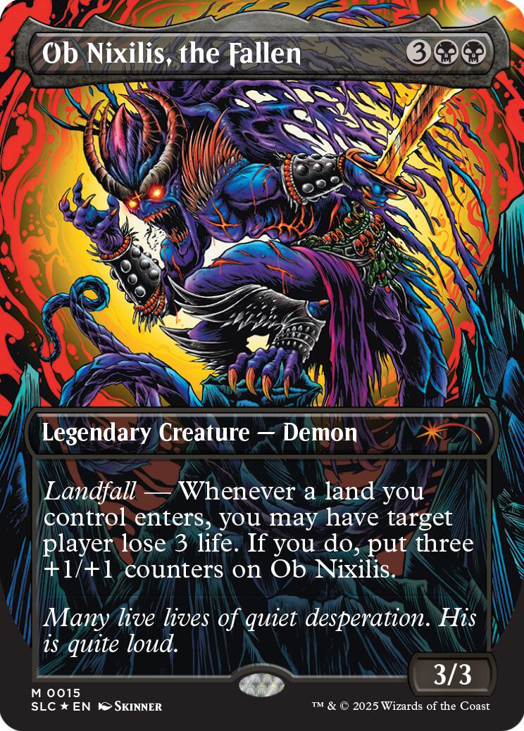 Ob Nixilis, the Fallen (Halo Foil) [Secret Lair Countdown Kit] | Cards and Coasters CA