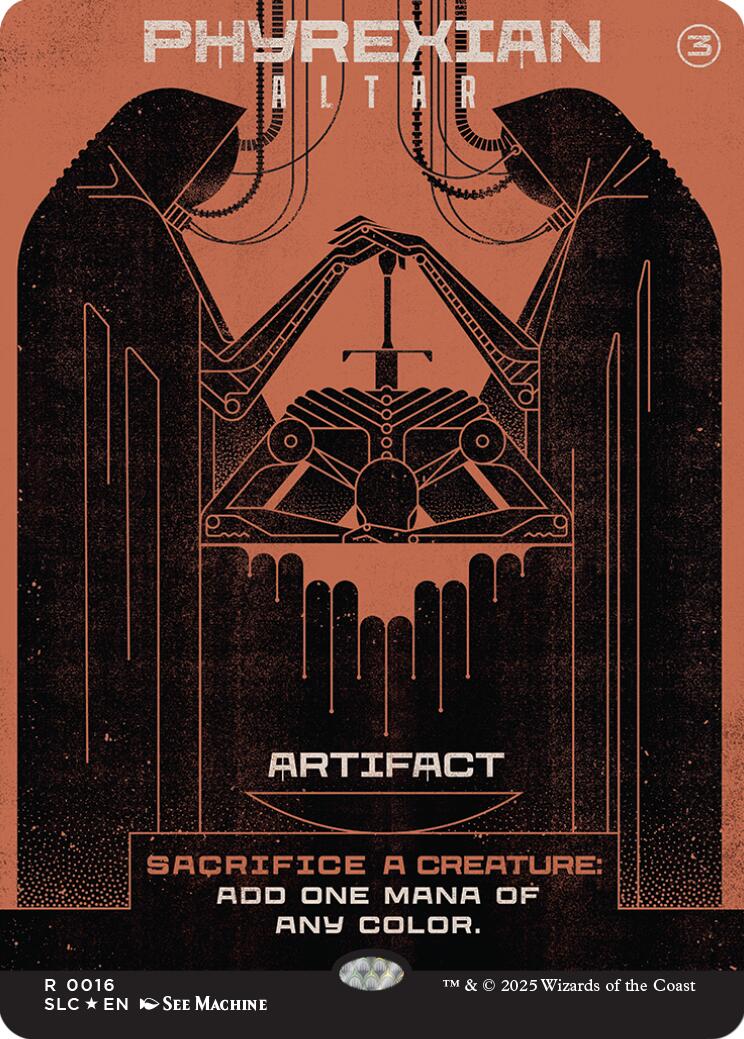 Phyrexian Altar (Halo Foil) [Secret Lair Countdown Kit] | Cards and Coasters CA