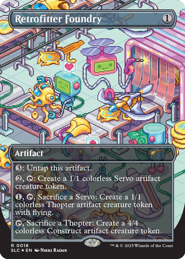 Retrofitter Foundry (Halo Foil) [Secret Lair Countdown Kit] | Cards and Coasters CA
