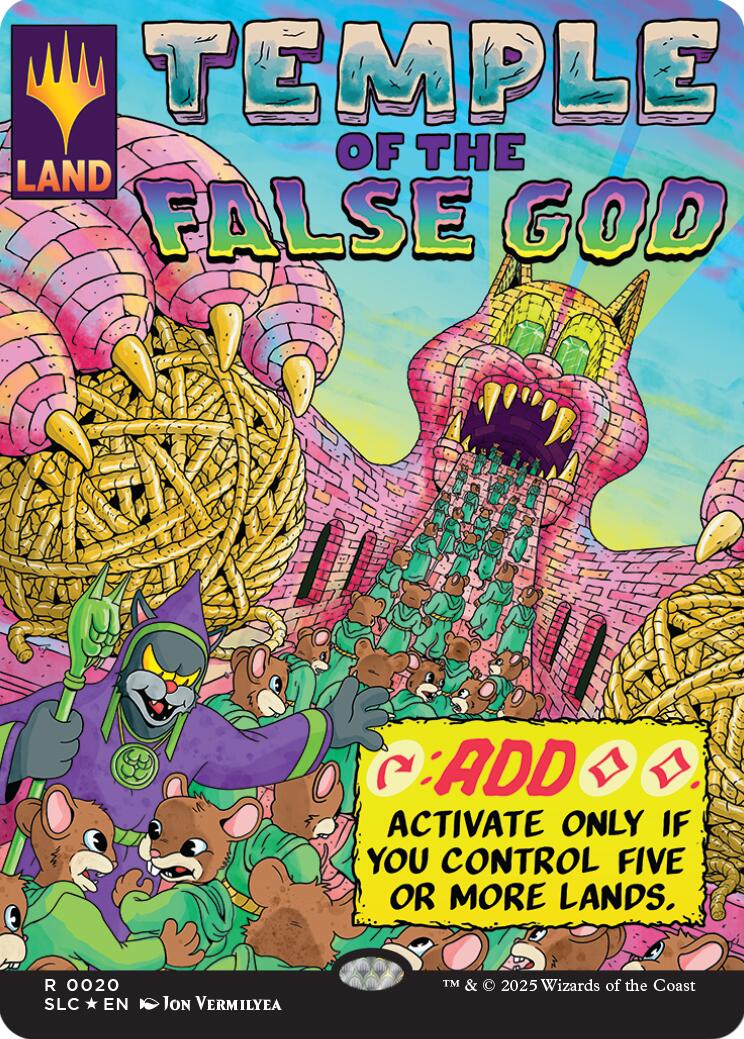 Temple of the False God (Halo Foil) [Secret Lair Countdown Kit] | Cards and Coasters CA