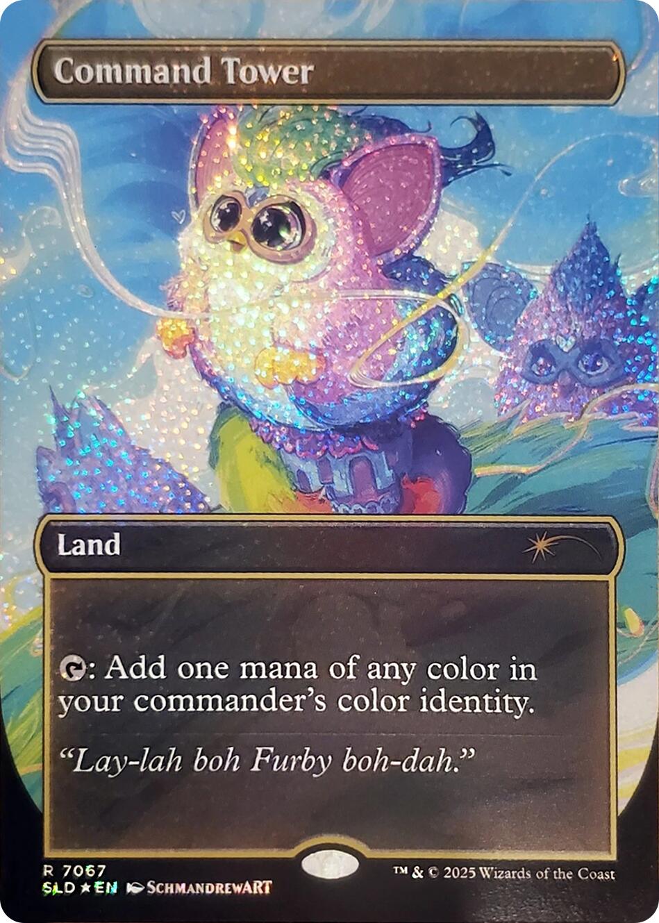 Command Tower (7067) (Confetti Foil) [Secret Lair Drop Series] | Cards and Coasters CA