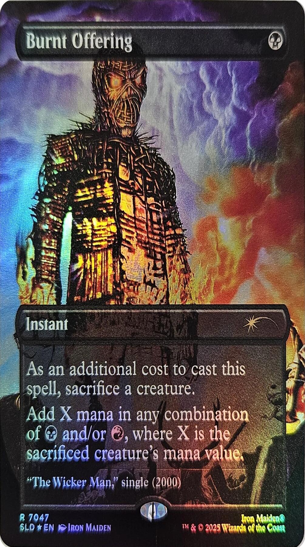 Burnt Offering (Rainbow Foil) [Secret Lair Drop Series] | Cards and Coasters CA