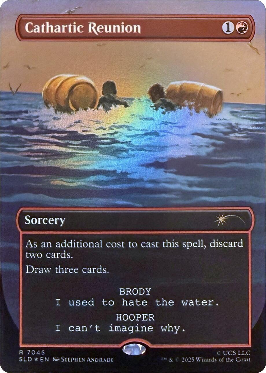 Cathartic Reunion (7045) (Rainbow Foil) [Secret Lair Drop Series] | Cards and Coasters CA