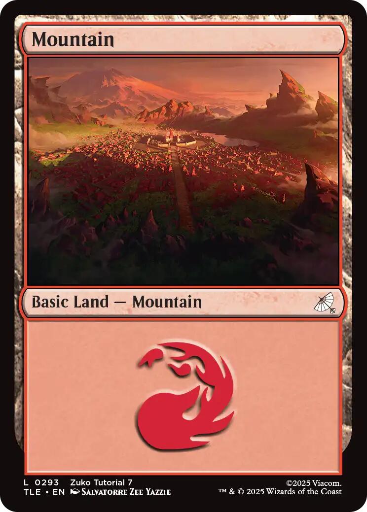 Mountain (0293) [Avatar: The Last Airbender: Eternal-Legal] | Cards and Coasters CA