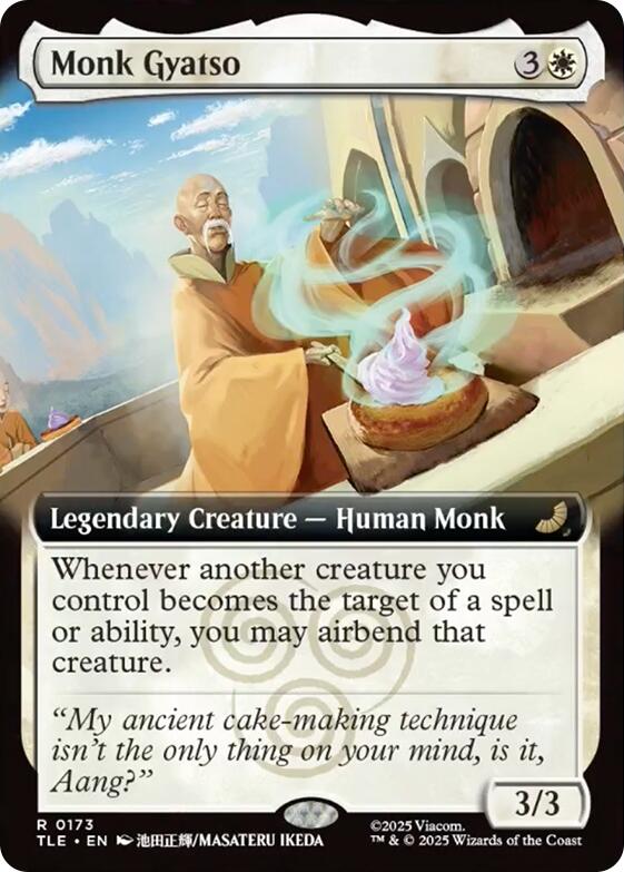 Monk Gyatso (Extended Art) [Avatar: The Last Airbender: Eternal-Legal] | Cards and Coasters CA