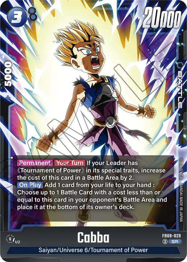 Cabba (FB08-029) [Saiyan's Pride] | Cards and Coasters CA