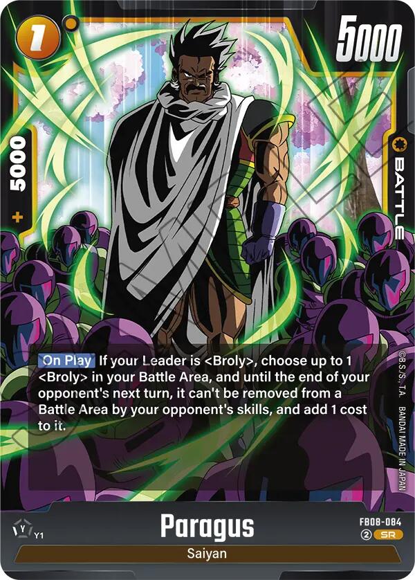 Paragus (FB08-084) [Saiyan's Pride] | Cards and Coasters CA