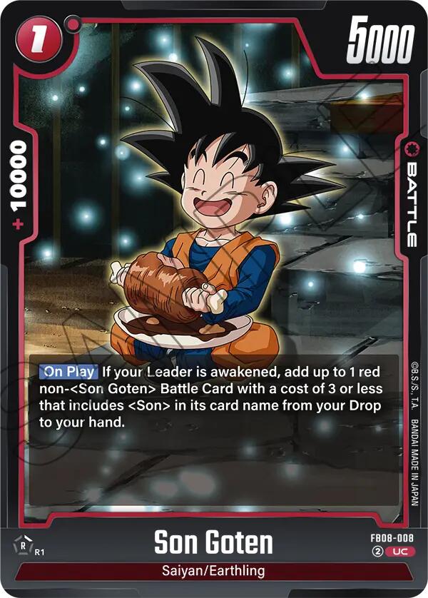 Son Goten (FB08-008) [Saiyan's Pride] | Cards and Coasters CA