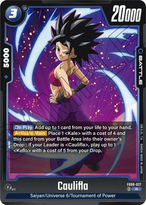 Caulifla (FB08-027) [Saiyan's Pride] | Cards and Coasters CA