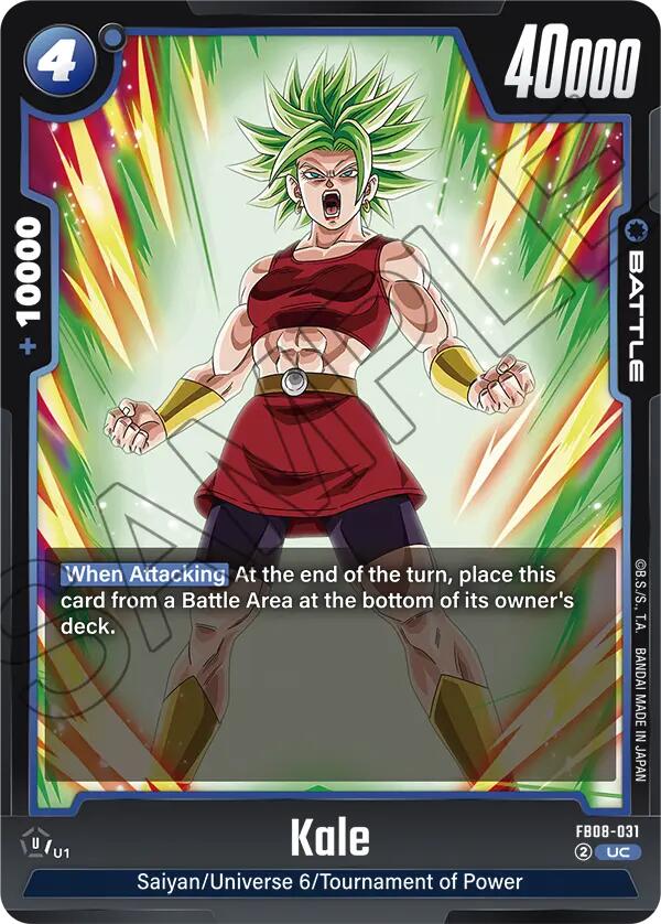 Kale (FB08-031) [Saiyan's Pride] | Cards and Coasters CA