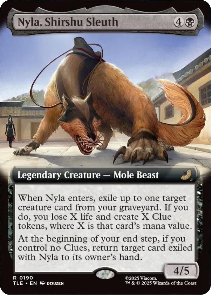 Nyla, Shirshu Sleuth (Extended Art) [Avatar: The Last Airbender: Eternal-Legal] | Cards and Coasters CA