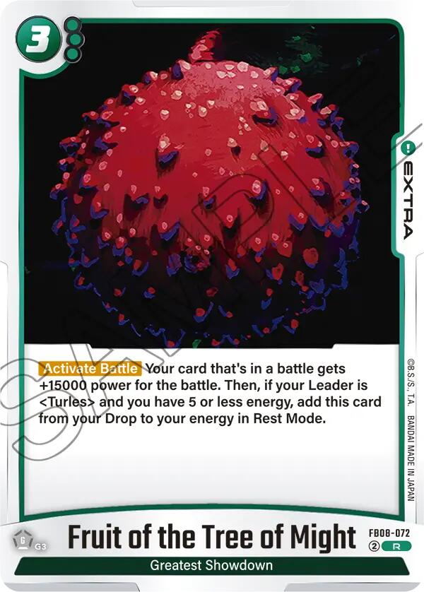 Fruit of the Tree of Might [Saiyan's Pride] | Cards and Coasters CA