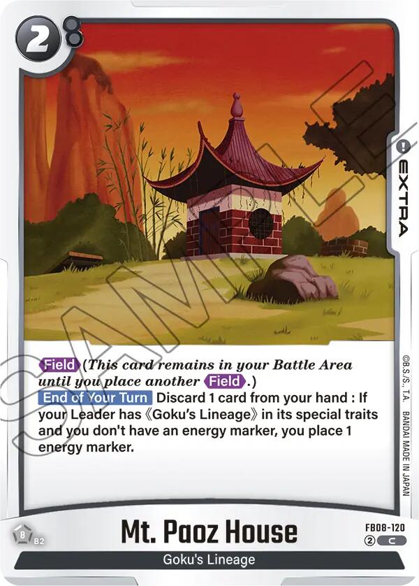 Mt. Paoz House [Saiyan's Pride] | Cards and Coasters CA