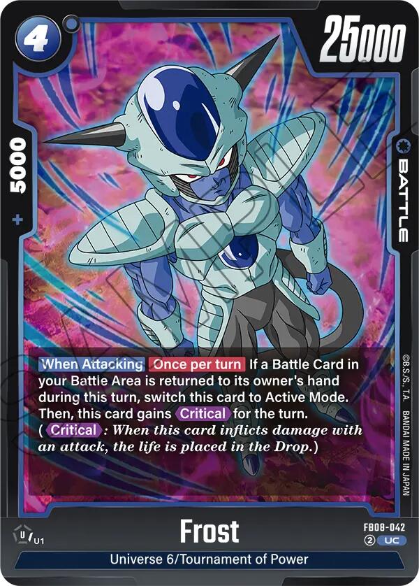 Frost [Saiyan's Pride] | Cards and Coasters CA