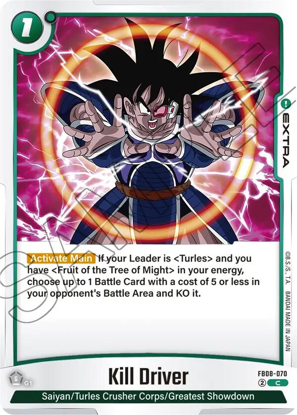 Kill Driver [Saiyan's Pride] | Cards and Coasters CA