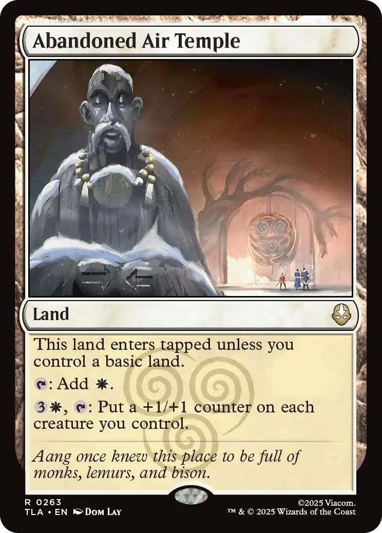 Abandoned Air Temple [Avatar: The Last Airbender] | Cards and Coasters CA
