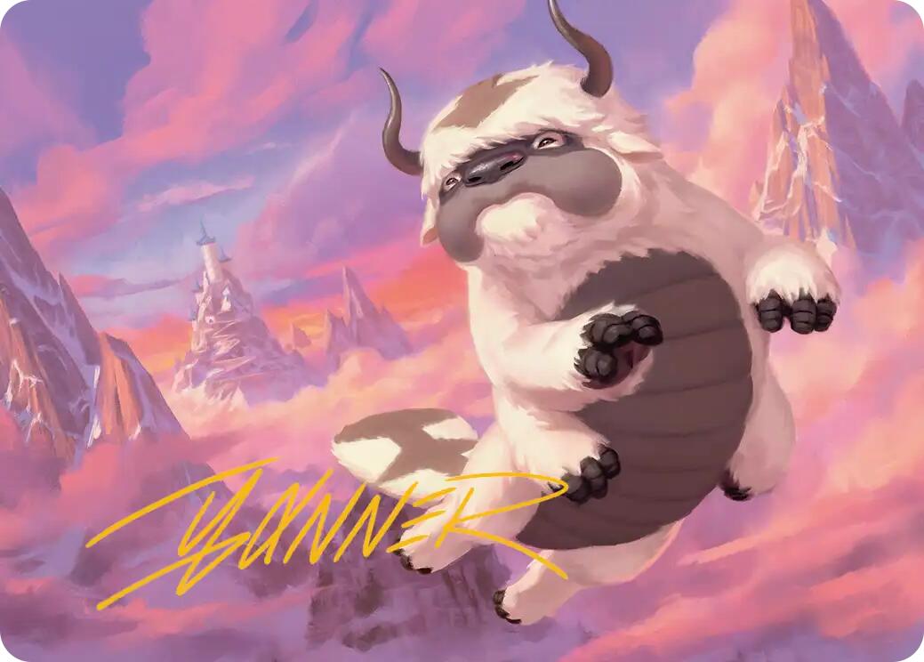 Appa, Aang's Companion Art Card (Gold-Stamped Signature) [Avatar: The Last Airbender Art Series] | Cards and Coasters CA