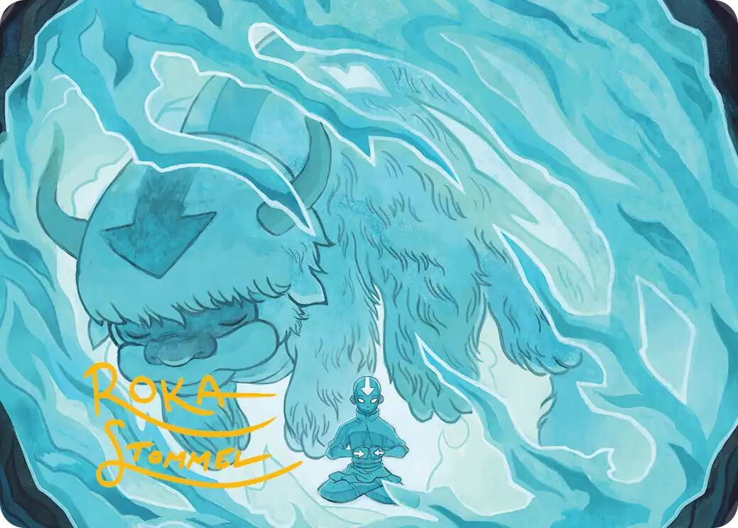 Aang's Iceberg 2 Art Card (Gold-Stamped Signature) [Avatar: The Last Airbender Art Series] | Cards and Coasters CA