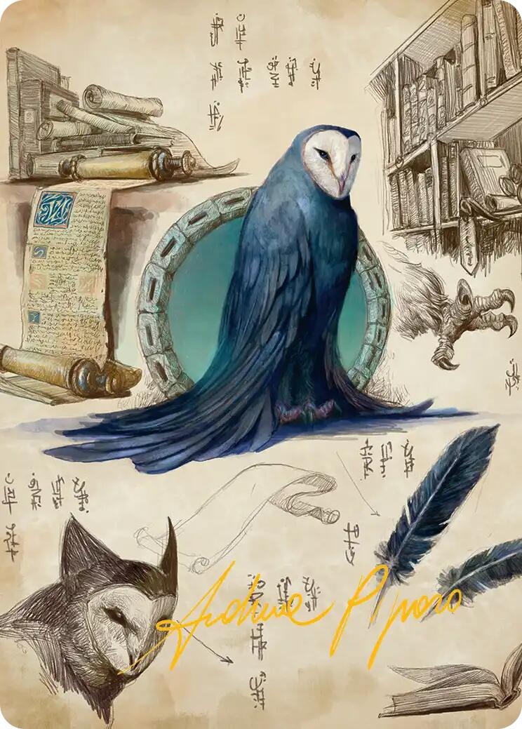 Wan Shi Tong, Librarian Art Card (Gold-Stamped Signature) [Avatar: The Last Airbender Art Series] | Cards and Coasters CA