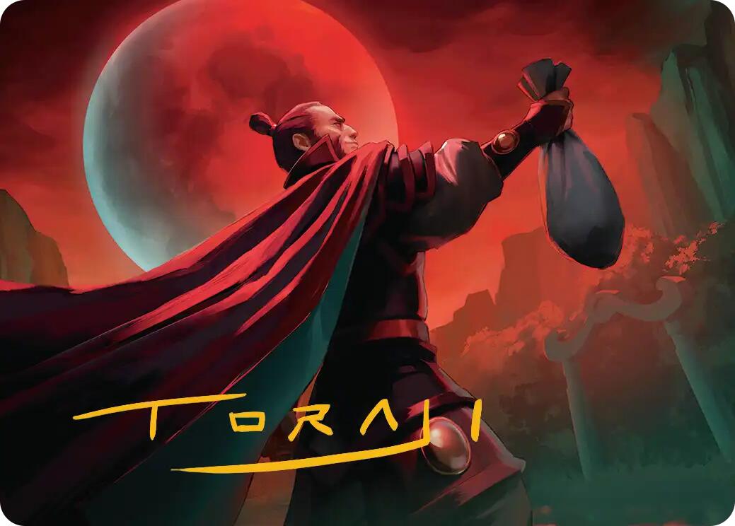 Zhao, the Moon Slayer Art Card (Gold-Stamped Signature) [Avatar: The Last Airbender Art Series] | Cards and Coasters CA