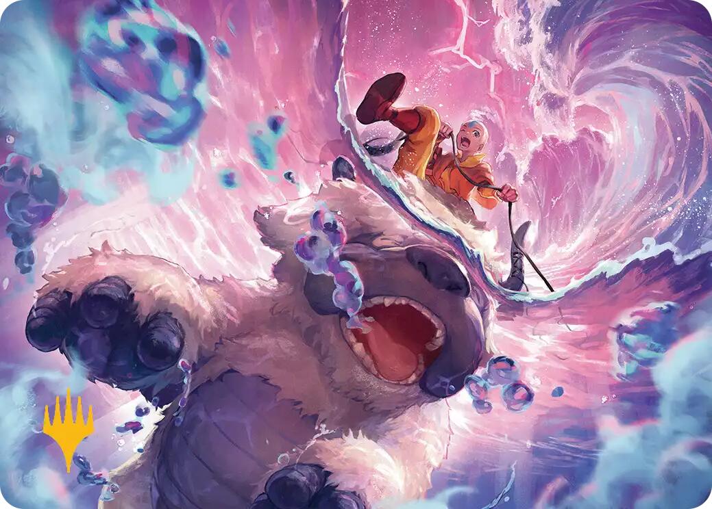 Storm of Memories Art Card (Gold-Stamped Planeswalker Symbol) [Avatar: The Last Airbender Art Series] | Cards and Coasters CA