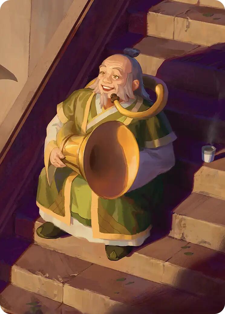 Uncle's Musings Art Card [Avatar: The Last Airbender Art Series] | Cards and Coasters CA